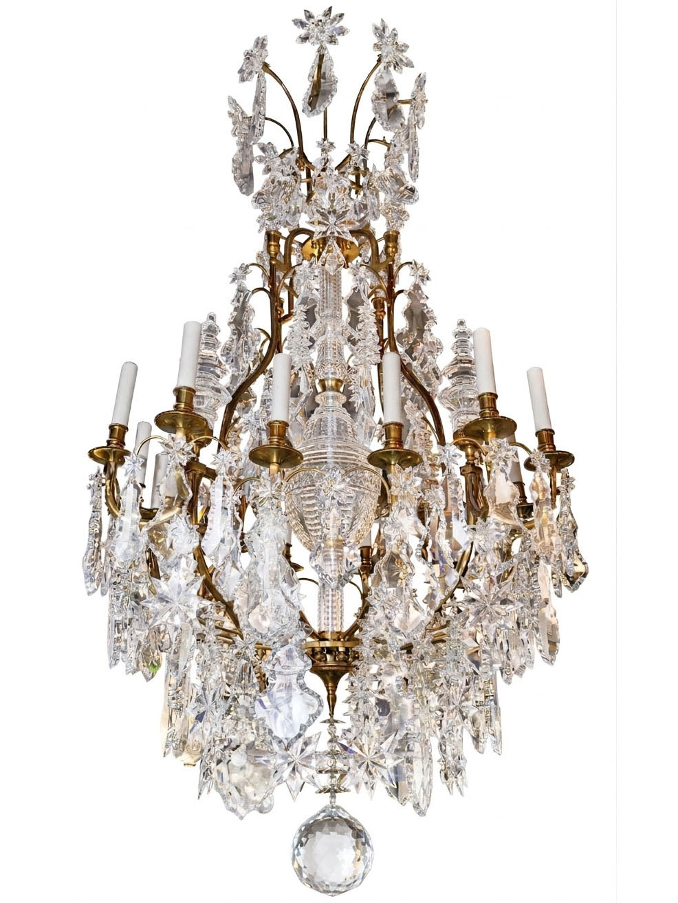 Monumental Baccarat Antique Crystal Chandelier | MAURICE